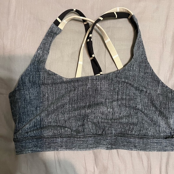 Multicoloured lulu sports bra - Picture 1 of 2